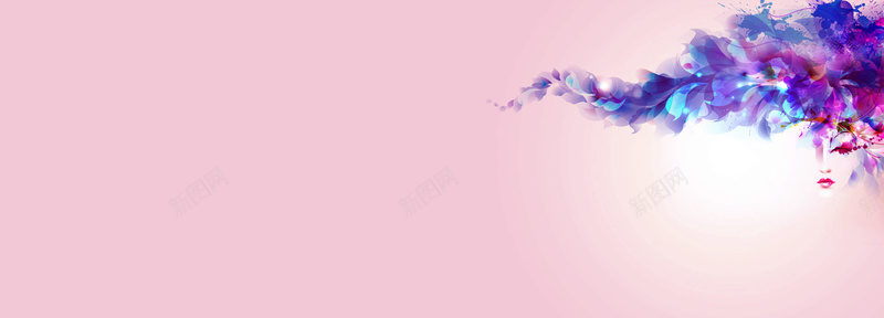 绚丽梦幻女人背景jpg设计背景_新图网 https://ixintu.com 口红 女人 梦幻 绚丽 花瓣 粉色 海报banner 浪漫