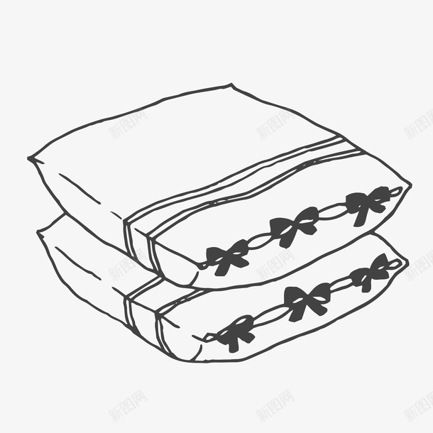枕头装饰素材图案ai免抠素材_新图网 https://ixintu.com 枕头 花纹 装饰 条纹 线条 纹路 纹理 质感 卡通 手绘 矢量
