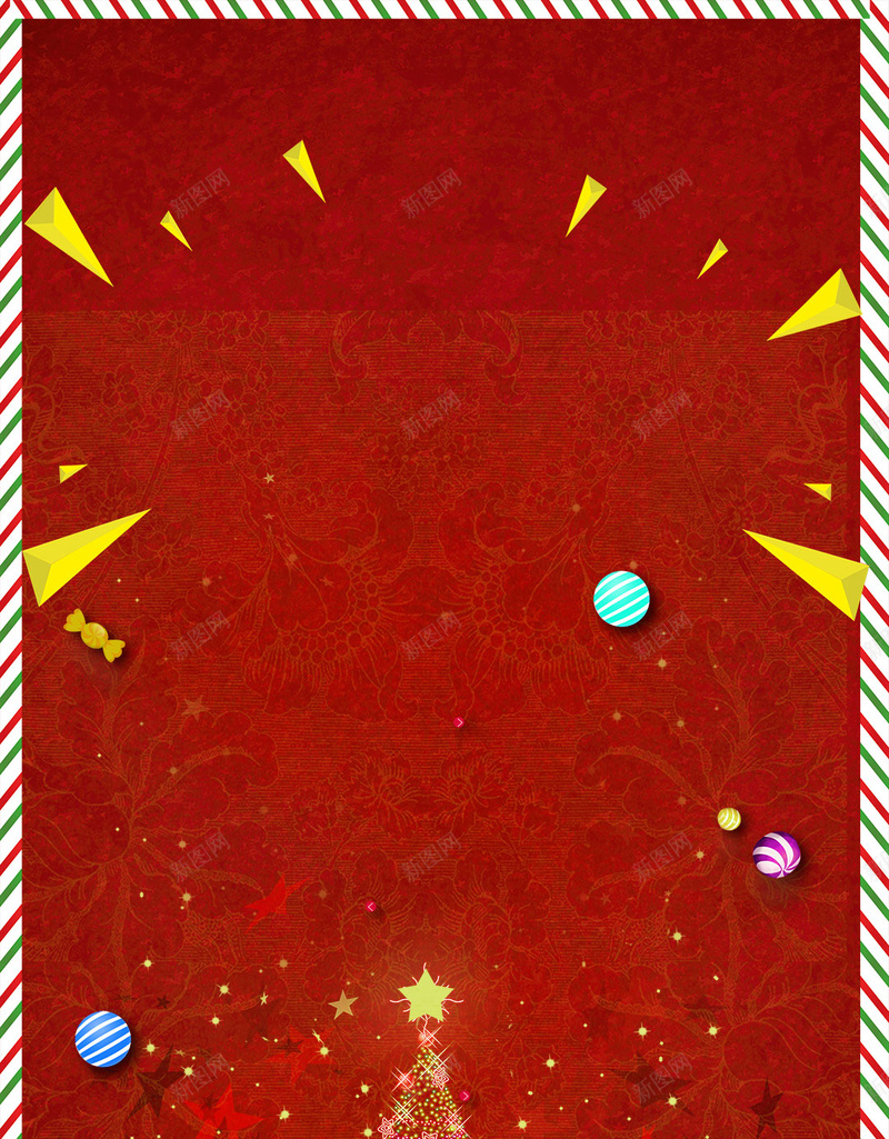 2018圣诞节促销狂欢圣诞树星星底纹暗红色H5psd设计背景_新图网 https://ixintu.com 2018 圣诞树 圣诞节 促销 狂欢 星星 底纹 暗红色 喜庆 糖果 边框