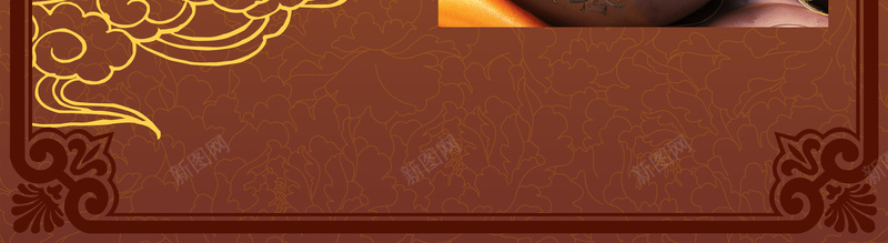中国风边框吉祥云海报背景psd设计背景_新图网 https://ixintu.com 云海背景 吉祥边框 边框背景 云海 国风