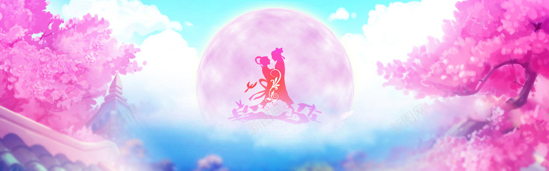 七夕情人节牛郎织女浪漫唯美bannerpsd高清背景_新图网 https://ixintu.com 七夕 情人节 牛郎 织女 鹊桥 浪漫 唯美 粉色 banner 海报 背景 爱情