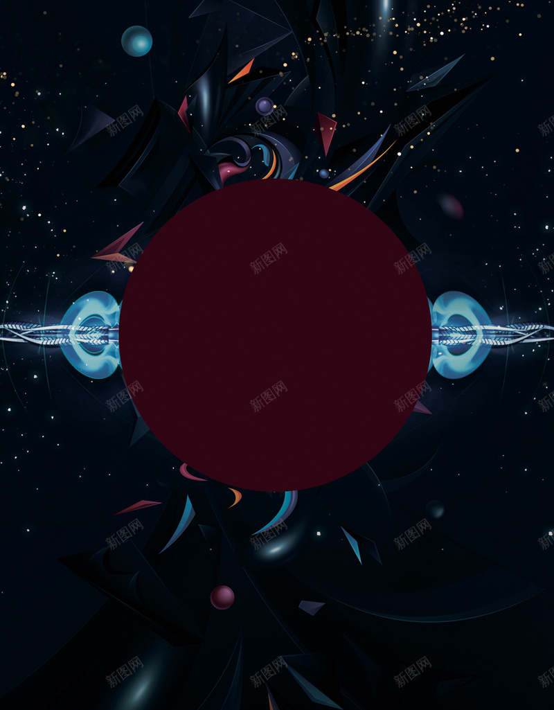 抽象的电子音乐海报背景素材psd设计背景_新图网 https://ixintu.com 几何圆 抽象 电子 酒吧 音乐 电子舞曲 DJ 未来 素材 背景