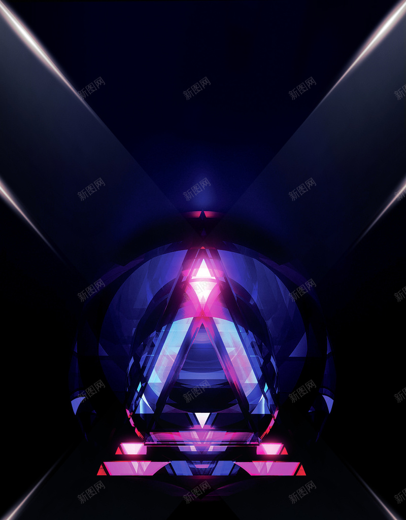 酷炫三角形H5背景psd设计背景_新图网 https://ixintu.com 三角形 光效 几何 渐变 酷炫 科幻 三角形背景 科幻背景 几何背景PSD 扁平