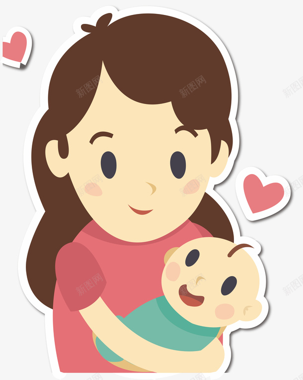 母婴婴儿母亲亲子png免抠素材_新图网 https://ixintu.com 母婴 婴儿 母亲 爱心 温馨 亲子 早教