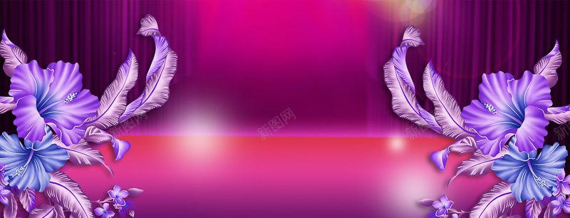 晚宴酷炫花瓣背景psd设计背景_新图网 https://ixintu.com 大气 晚宴 盛会 绚丽 背景 高贵 红色背景 花瓣 海报banner 浪漫 梦幻