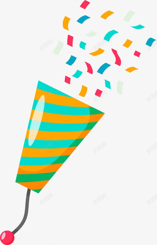 彩色条纹彩带拉花庆祝图案png免抠素材_新图网 https://ixintu.com 卡通可爱 条纹 拉花 彩带 庆祝 矢量图案 彩色