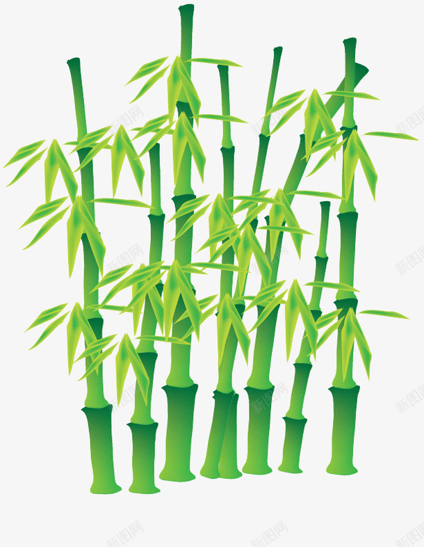 端午节效果元素水墨翠竹手绘png免抠素材_新图网 https://ixintu.com 端午节 效果元素 水墨翠竹 手绘