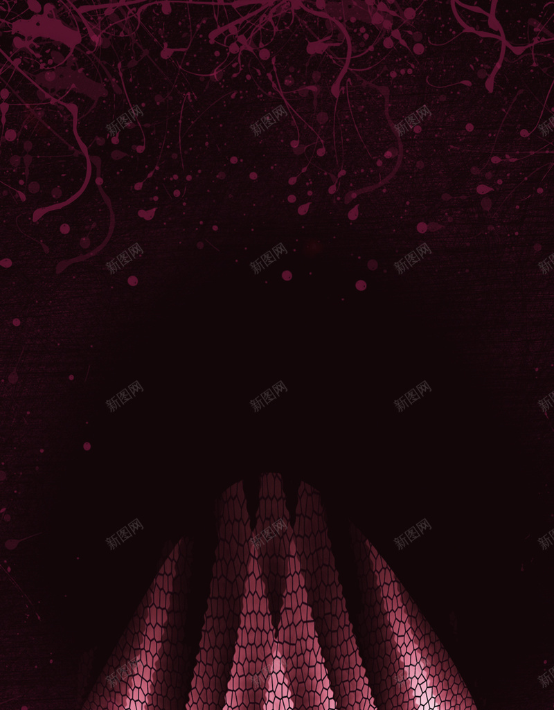 紫红绚丽H5背景psd设计背景_新图网 https://ixintu.com 活动节日 发光 紫红 绚丽 酷炫 H5背景 可用微商 花瓣