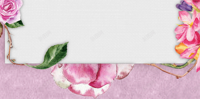 清新花朵边框H5背景jpg设计背景_新图网 https://ixintu.com 文艺 小清新 浪漫 花卉 唯美 H5背景 边框 H5 h5 简约