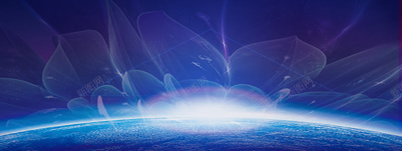 蓝色光芒背景psd设计背景_新图网 https://ixintu.com 海报banner 蓝色光芒背景 科技 航空 蓝色 科技感 科技风 高科技 浪漫 梦幻