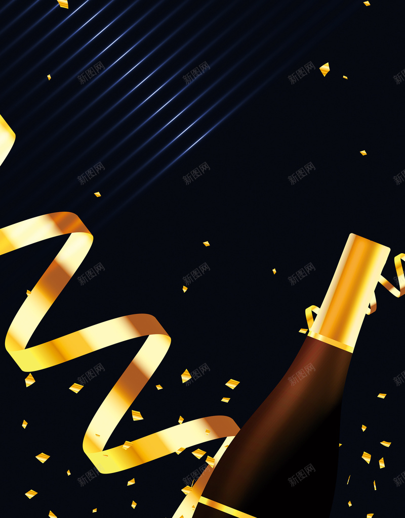 2018扁平风格新年酒会年酒吧派对背景jpg设计背景_新图网 https://ixintu.com 2018 新年酒会 酒吧派对 黑金海报 新年 狗年派对海报 舞会海报 狗年庆典 年终庆典 扁平风格海报 新年快乐 金色海报 简约 大气 酒会邀请函 酒吧招聘 新年晚宴 宴会海报 娱乐海报 创意 海报