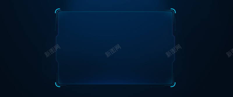 蓝色边框背景装饰jpg设计背景_新图网 https://ixintu.com 扁平化 蓝色 边框 发光 背景装饰 海报banner 扁平 渐变 几何