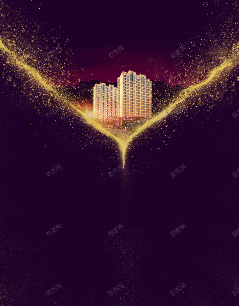 建筑H5背景jpg设计背景_新图网 https://ixintu.com 埃菲尔铁塔 光影 建筑 渐变 炫彩 H5背景 H5 h5 扁平 几何