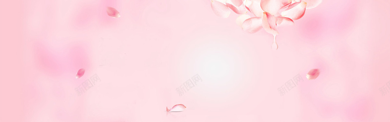 粉色唯美花瓣背景bannerjpg设计背景_新图网 https://ixintu.com 粉色 唯美 花瓣 背景 banner 海报banner 其他