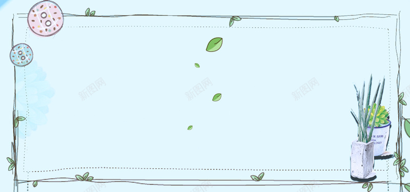 淘宝文艺简约日系清爽小清新bannerpsd设计背景_新图网 https://ixintu.com 小清新 文艺 日系 清爽 简约 淘宝 蓝色 夏天 夏季 banner