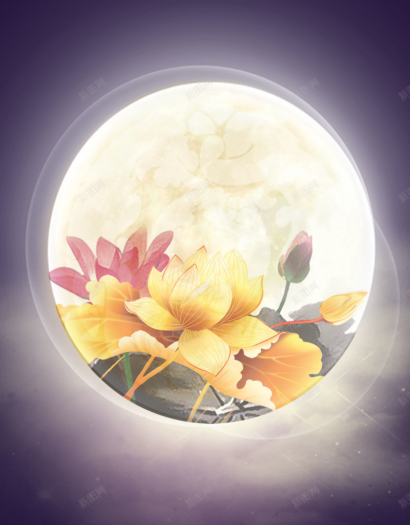 八月十五花好月圆夜中秋节H5海报背景下载psd设计背景_新图网 https://ixintu.com 花好月圆夜 八月十五 中秋节 八月 十五 促销海报 花好 月圆夜 紫色 月亮 花朵 简约