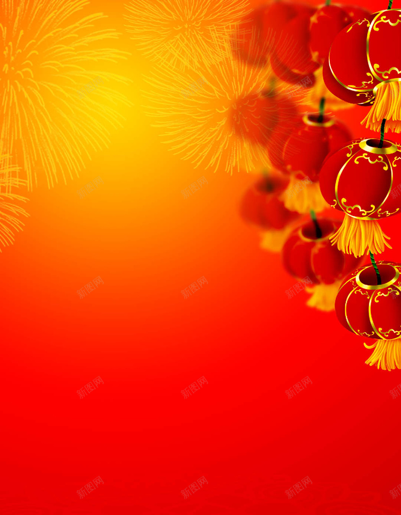鸡年新春贺岁psd分层H5背景jpg设计背景_新图网 https://ixintu.com 红色 灯笼 鸡年 过年 春节 拜年 2017 2017新年 新年快乐 H5背景