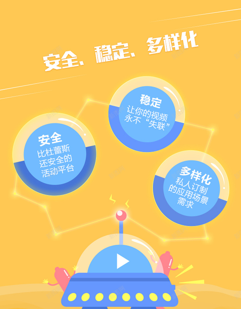电子商务H5背景jpg设计背景_新图网 https://ixintu.com 卡通 商务 彩色 橙色 电子 H5背景 H5 h5 科技 科幻