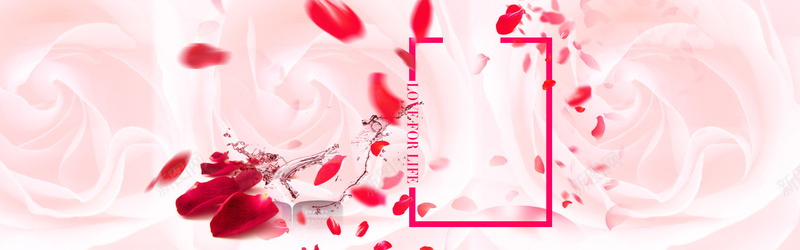 春天花瓣粉色banner背景psd设计背景_新图网 https://ixintu.com 开春 文艺 春季 春节 绿色 小清新 简约 素材 广告 设计 背景 活力 花朵 几何 花瓣 梦幻