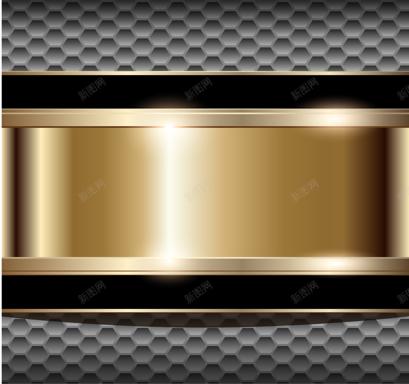 金色灰色金属质感矢量背景eps设计背景_新图网 https://ixintu.com 金色 灰色 菱形格 几何 渐变 光晕 商业 矢量背景开心 质感 纹理
