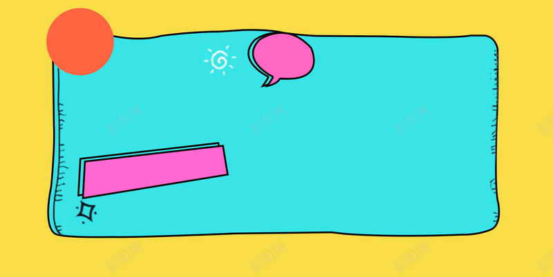 蓝黄对比色背景素材jpg设计背景_新图网 https://ixintu.com 对话框 广告位 创意 蓝色 黄色 卡通 淘宝宣传海报 创意宣传海报 背景素材