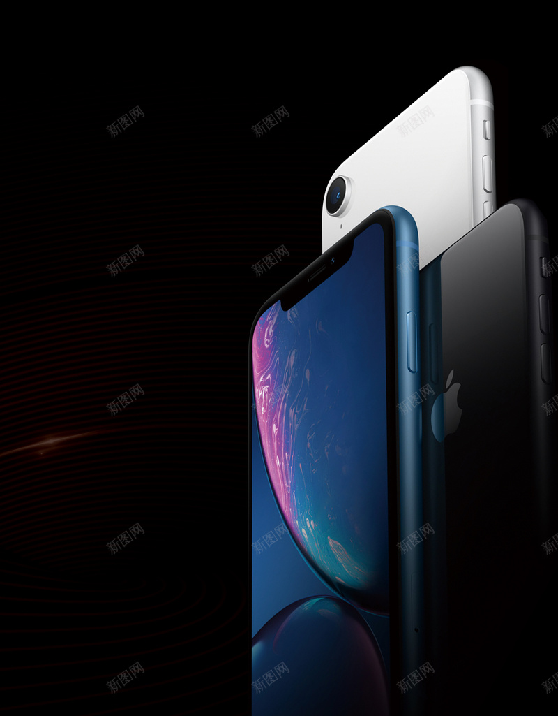iPhoneXs苹果手机秋季新品海报psd设计背景_新图网 https://ixintu.com 新品预售 秋季新品 苹果手机 创意 苹果 iPhoneXs 全面屏 苹果海报