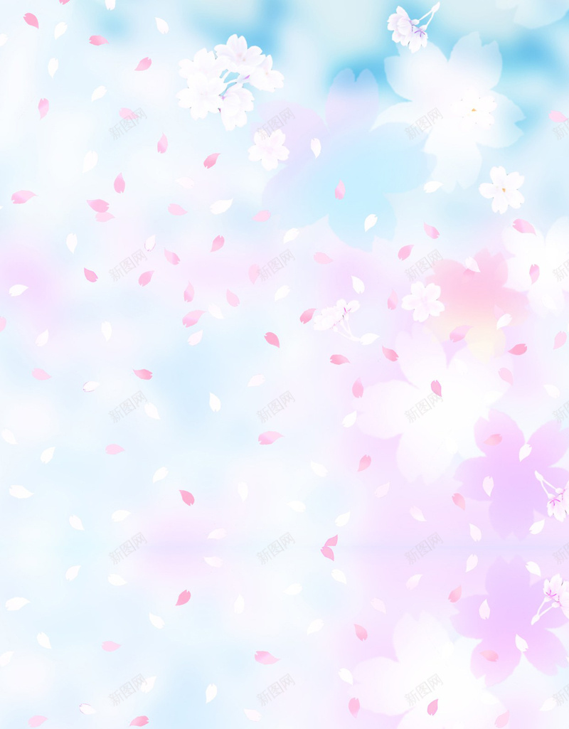 浪漫粉红花瓣H5背景jpg设计背景_新图网 https://ixintu.com 梦幻 浪漫 漂浮 粉红 花瓣 H5背景 H5 h5