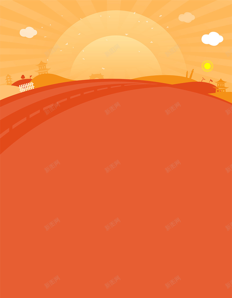 橙色扁平H5背景jpg设计背景_新图网 https://ixintu.com 橙色 扁平 几何 炫酷 山坡 H5背景 H5 h5 渐变