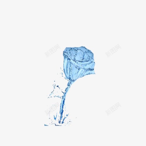水滴png免抠素材_新图网 https://ixintu.com 水滴 水效果 水滴元素 滴水 玫瑰花 水浪 水玫瑰