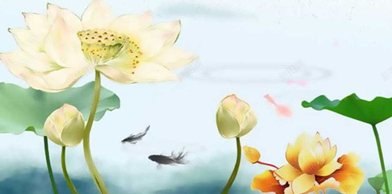小清新荷花纹理24节气H5背景素材jpg设计背景_新图网 https://ixintu.com 夏季纹理 中国风 大暑 绿色 荷花 背景素材几何 H5 背景素材 24节气 边框 H5背景素材