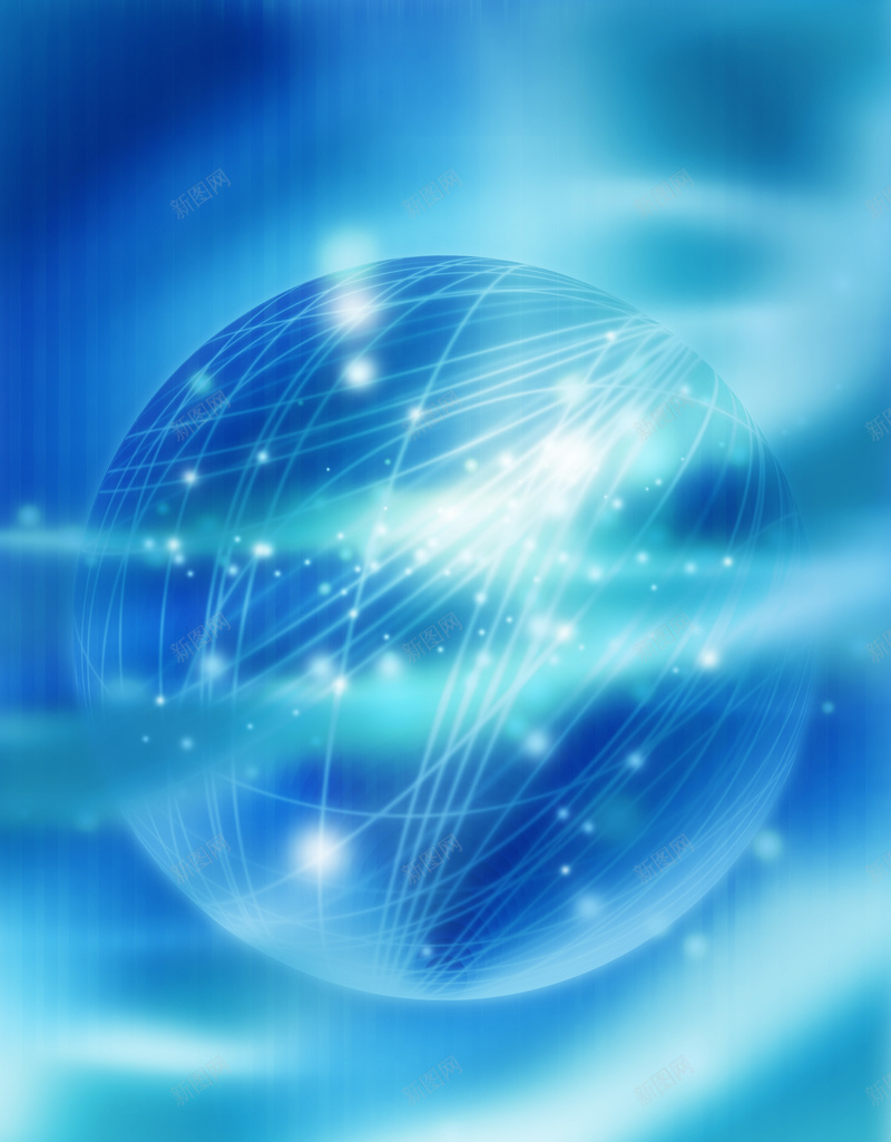 科技球jpg设计背景_新图网 https://ixintu.com 商务 抽象 科幻 科技 蓝色