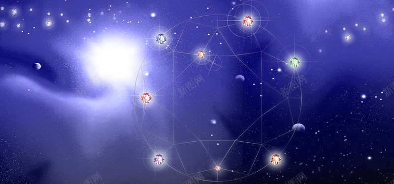 紫色星空大气珠宝电商海报背景psd设计背景_新图网 https://ixintu.com 创意 复古 年货 欧美 饰品 品牌 奢华 唯美 宝石 高光 炫光 电商海报 背景