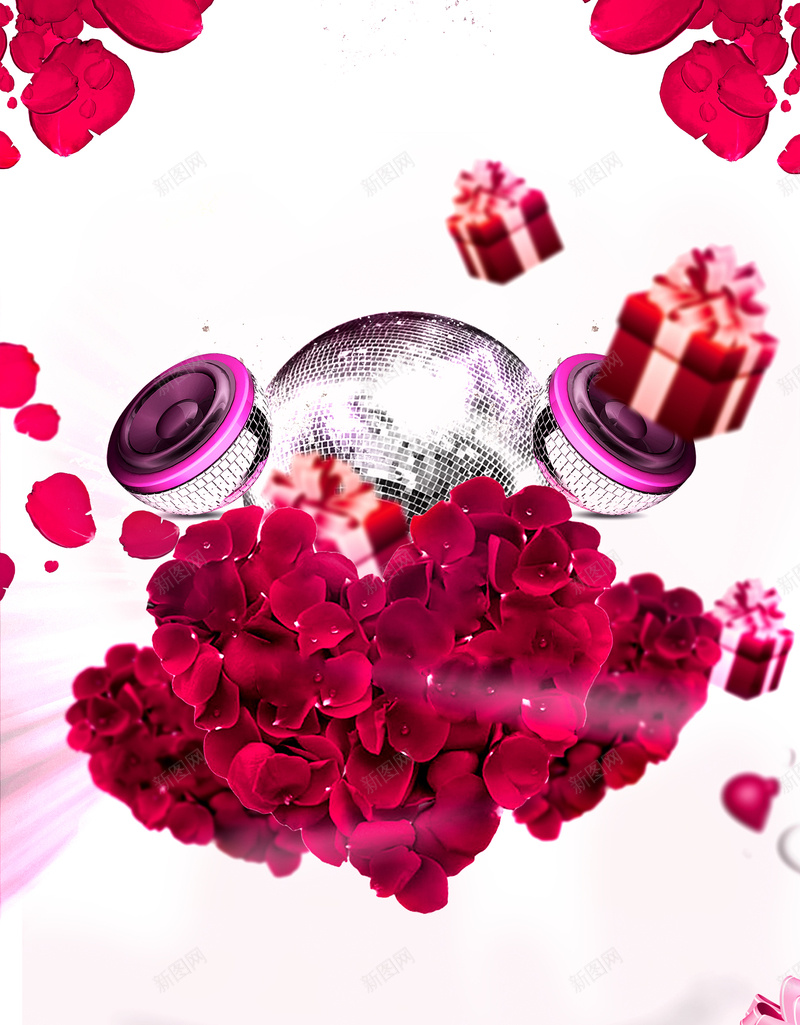 情人节海报背景素材psd设计背景_新图网 https://ixintu.com 金属字 夜店 酒吧 音乐 黄金 情人节海报图片图片下载 迪时刻 活动海报 潮流 酷炫 金属 DJ c