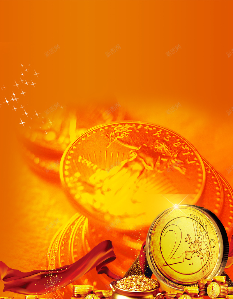 大气投资理财金色背景素材psd设计背景_新图网 https://ixintu.com 大气 投资 期货 理财 金色 股票 金币 炒股 金融 商业 商务 钱袋