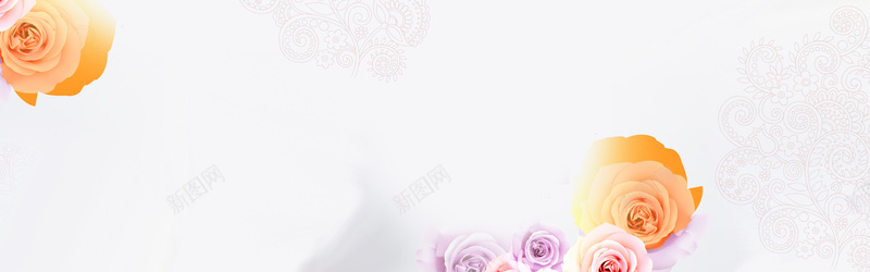浪漫女装背景psd设计背景_新图网 https://ixintu.com 三八节 女王节 女神节 妇女节 女装 浪漫 花瓣 妇女节女神节 海报banner 文艺 小清新 简约