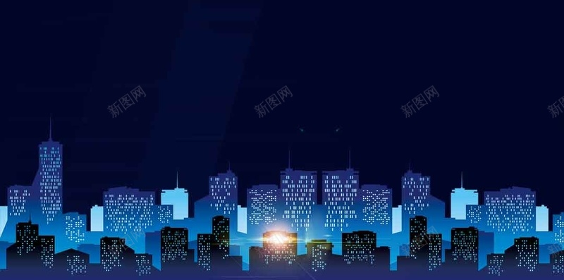 放射商场促销折扣H5背景素材psd设计背景_新图网 https://ixintu.com 商场促销 放射背景 促销 蓝色 都市 地产 夜景 商业 活动 折扣H5背景素材 大气