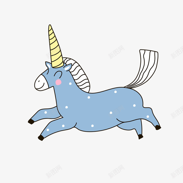 独角兽幻想小马动物png免抠素材_新图网 https://ixintu.com 独角兽 幻想 小马 动物 马