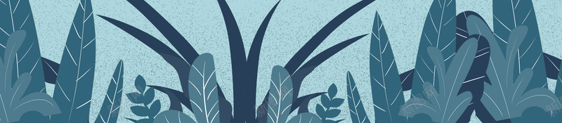 创意插画风格白露海报psd设计背景_新图网 https://ixintu.com 农历节气 白露节气 叶子 手绘 植物 月亮 蓝色 二十四节气