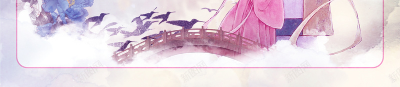 浪漫七夕情人节乞巧节海报背景素材psd设计背景_新图网 https://ixintu.com 七月初七 浪漫七夕 牛郎织女 鹊桥相会 乞巧节 七夕活动 商场促销 购物 手绘