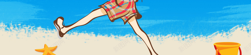立夏二十四节气宣传海报jpg设计背景_新图网 https://ixintu.com 夏天 立夏 二十四节气 24节气 儿童 蓝色 卡通 游泳 海边