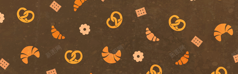 烘培背景psd设计背景_新图网 https://ixintu.com 点心 烘培 咖啡 banner 海报banner 卡通 童趣 手绘