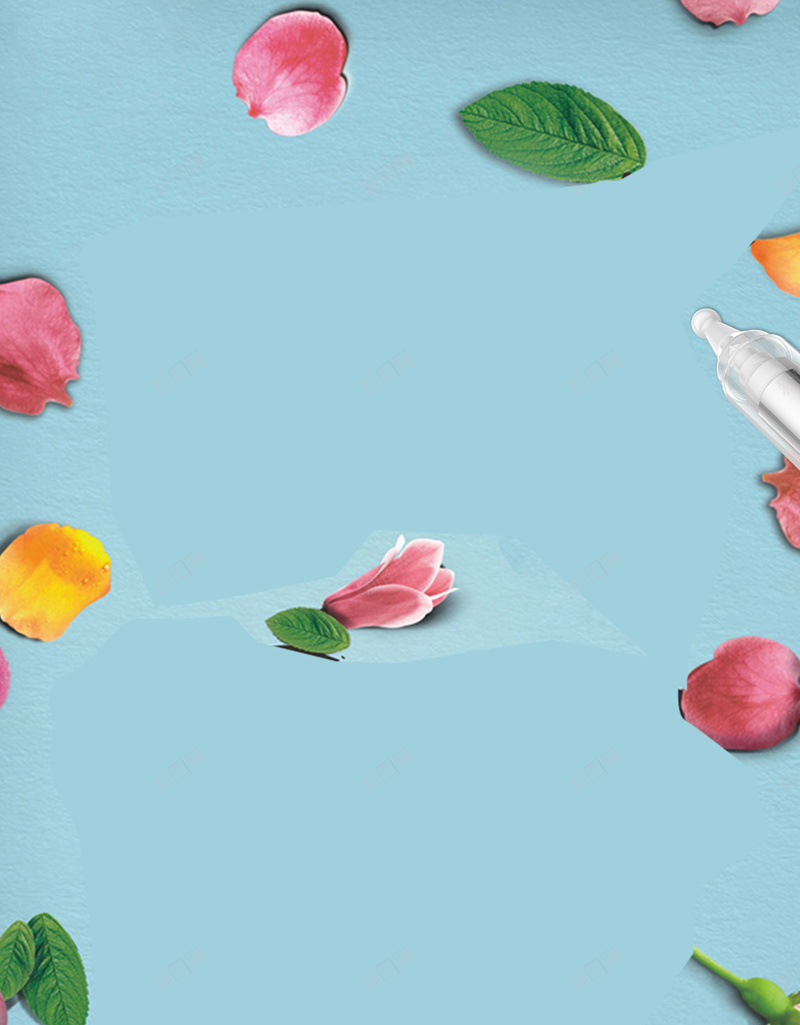 花瓣背景蓝色促销背景图psd设计背景_新图网 https://ixintu.com 促销优惠 蓝色背景 彩色 微信 花瓣 微商 培训背景 天猫淘宝背景 促销背景 促销 开心