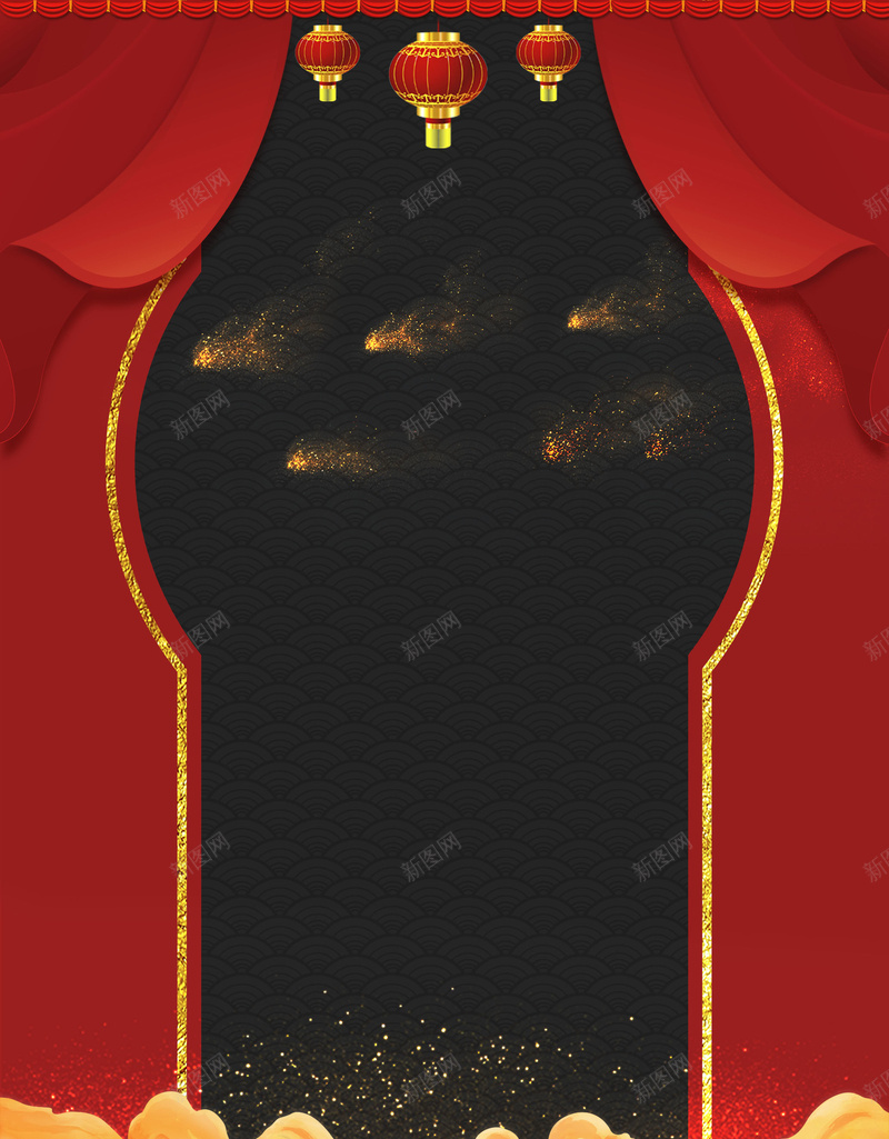 红色双蛋广告背景psd设计背景_新图网 https://ixintu.com 圣诞广告 元旦 双蛋 圣诞 红色 元旦背景 红色背景 灯笼 金色 红黑背景 元旦广告