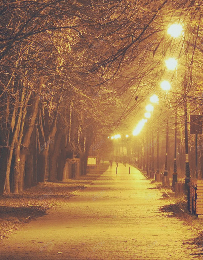 灯光下的街道H5背景jpg设计背景_新图网 https://ixintu.com 夜晚 文艺 深秋 灯光 街道 简约 H5 背景