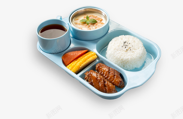营养儿童套餐png免抠素材_新图网 https://ixintu.com 营养儿童套餐 可乐鸡翅 营养粥 汤 儿童套