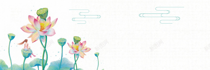 大暑手绘荷花荷叶纹理几何米色背景psd设计背景_新图网 https://ixintu.com 暑假 夏天 大暑节气 卡通儿童 大暑 中国传统节气 文化节日 挂画 挂历 节气海报