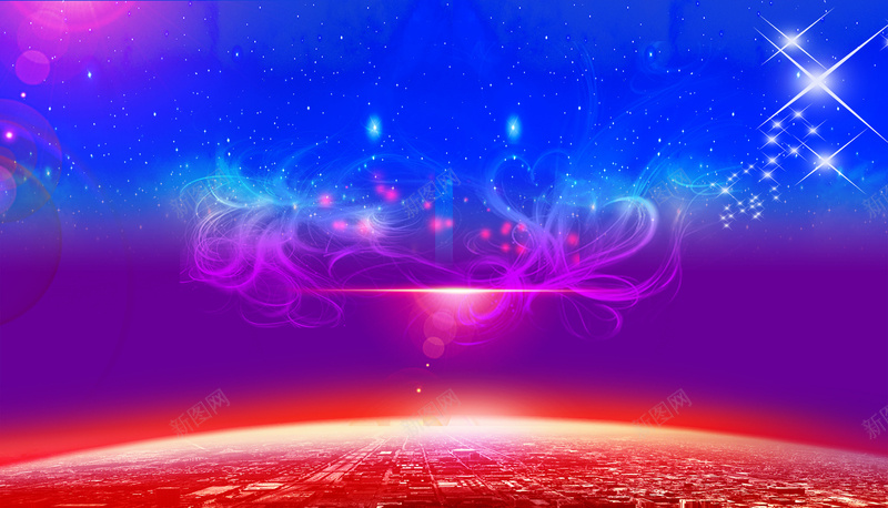 渐变炫彩背景元素jpg设计背景_新图网 https://ixintu.com 渐变 炫彩 鸟瞰 星空 振奋 科技 科幻 商务