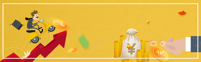 金融橙色扁平卡通商务banner海报背景psd设计背景_新图网 https://ixintu.com 纹理背景图片 白色背景 书本 电脑素材 理财app背景图片 矢量卡通人物素材 办公工具素材 手机素