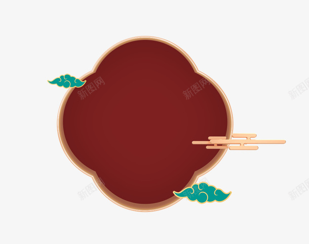 中国风边框素材psd免抠素材_新图网 https://ixintu.com 中国风 边框 素材 装饰 点缀 文件 韵味