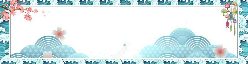 日式美食日式边框bannerpsd设计背景_新图网 https://ixintu.com 美食banner 日式边框 清新美食 日式 美食 樱花 三文鱼